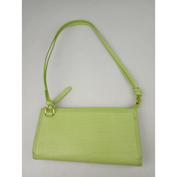 Jacquemus Le Pichoto Leather Mini Bag Lime Green - Picture 6 of 9